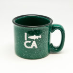 Personalized Fisherman's Green Campfire Mug<br><div class="desc">High quality Campfire mug.  Customize it!</div>