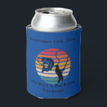 Personalized Fishing Bachelor Weekend Can Cooler<br><div class="desc">Personalized Fishing Bachelor Weekend Can Cooler Personalized Can Coolers are the perfect keepsakes for your friends to remember your special day. Cheers to a fun and memorable bachelor party! Add your custom wording to this design by using the "Edit this design template" boxes on the right hand side of the...</div>