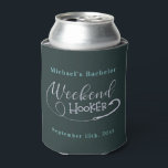 Personalized Fishing Bachelor Weekend Can Cooler<br><div class="desc">Personalized Fishing Bachelor Weekend Can Cooler Personalized Can Coolers are the perfect keepsakes for your friends to remember your special day. Cheers to a fun and memorable bachelor party! Add your custom wording to this design by using the "Edit this design template" boxes on the right hand side of the...</div>
