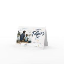 Personalized Fishing Father’s Day Card
