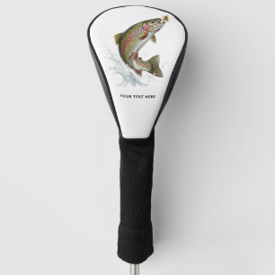 Personalized Fishing Lover – Trout Fishing Design Golf Head Cover