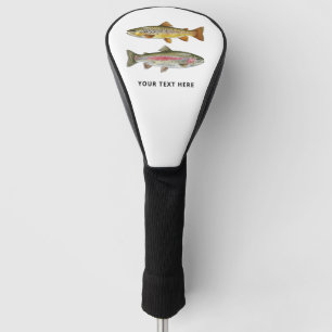 Personalized Fishing Lover – Trout Fishing Design Golf Head Cover