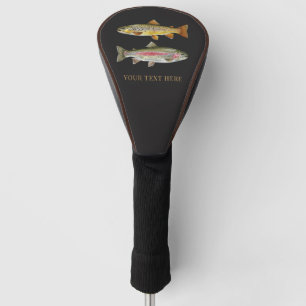 Personalized Fishing Lover  – Trout Fishing Design Golf Head Cover