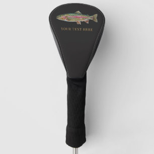 Personalized Fishing Lover – Trout Fishing Design Golf Head Cover