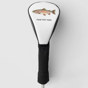 Personalized Fishing Lover – Trout Fishing Design Golf Head Cover