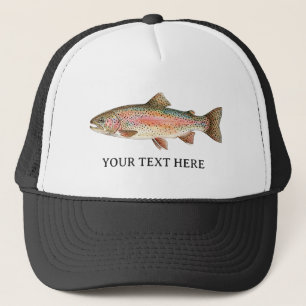 Personalized Fishing Lover – Trout Fishing Design Trucker Hat