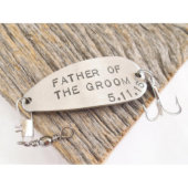 Personalized Fishing Lure "Father of The Groom" (Top)