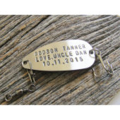 Personalized Fishing Lure Gift for Godson (Top)