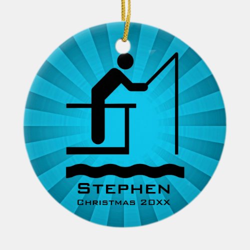 Personalized Fishing Ornament