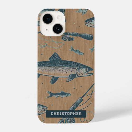 Personalized fishing phone case