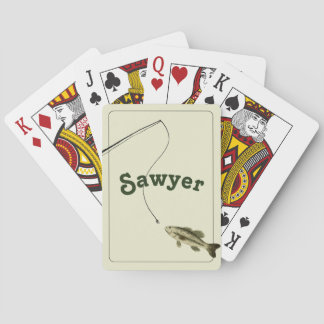 Personalized Fishing Playing Cards