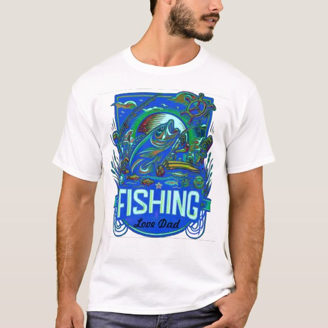 Personalized fishing t shirt (Front)