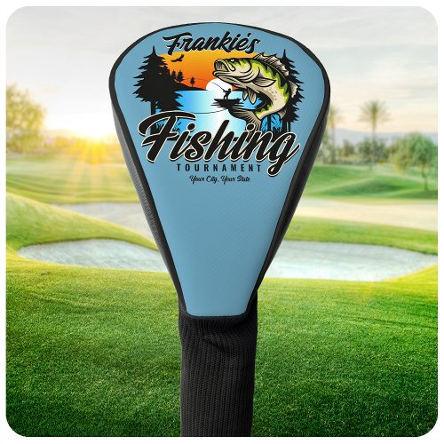 Personalized Fishing Tournament Fish Angler Trout Golf Head Cover