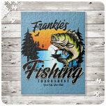 Personalized Fishing Tournament Fish Angler Trout Jigsaw Puzzle<br><div class="desc">Personalized Fishing Tournament Trout Fish Angler with Beautiful Wilderness Lake,  Trees and Sunset  Design - Customize with your Name and Custom Text!</div>