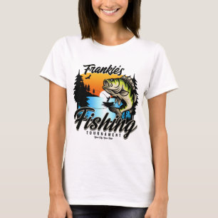 Personalized Fishing Tournament Fish Angler Trout T-Shirt