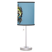 Personalized Fishing Tournament Fish Angler Trout Table Lamp (Right)