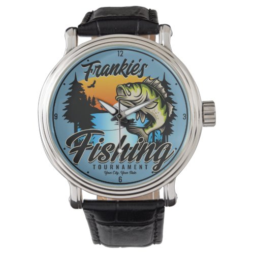 Personalized Fishing Tournament Fish Angler Trout Watch