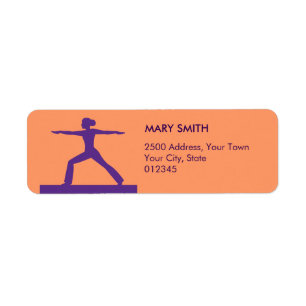 Personalized Fitness Return Address Label