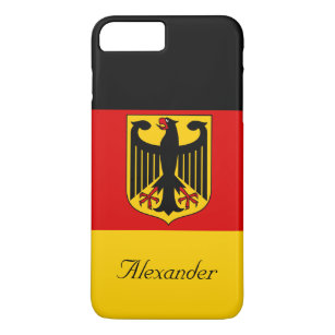 Personalized Flag of Germany with Coat of Arms iPhone 8 Plus/7 Plus Case