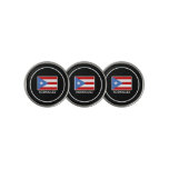 Personalized, Flag of Puerto Rico Golf Ball Marker
