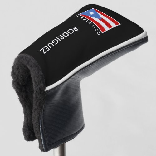 Personalized Flag of Puerto Rico Golf Head Cover