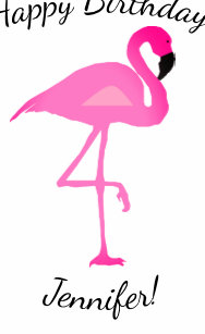 Flamingo Gifts On Zazzle Personalized Flamingo And Polka Dot Gift Bag