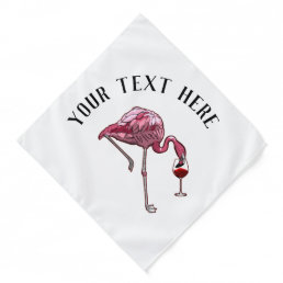 Personalized Flamingo Birthday Novelty Gifts Bandana