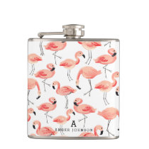 Personalized Flamingo Flask Personalized Flamingo Flask