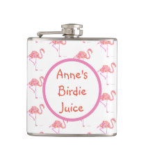 Personalized Flamingo Golf Flask Personalized Flamingo Golf Flask