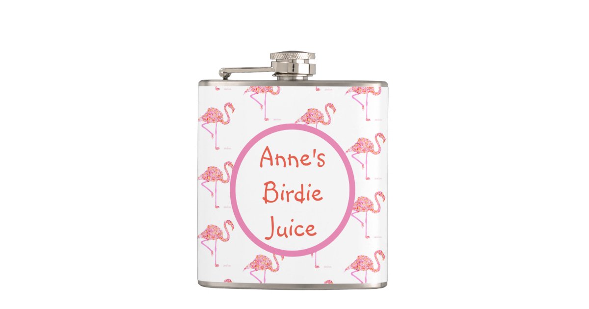 Personalized Flamingo Golf Flask | Zazzle.com