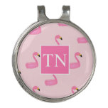 Personalized Flamingo Golf Magnetic Ball Marker Golf Hat Clip at Zazzle