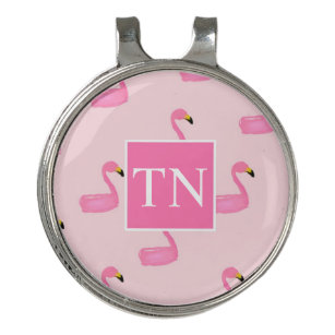 Personalized Flamingo Golf Magnetic Ball Marker Golf Hat Clip
