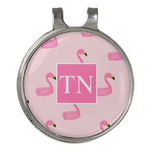 Personalized Flamingo Golf Magnetic Ball Marker Hat Clip