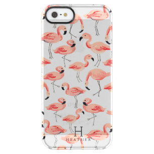 Personalized   Flamingo Party Clear iPhone SE/5/5s Case