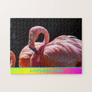 Personalized Flamingo Puzzle