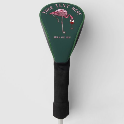 Personalized Flamingo Sports Lover Golf Head Cover