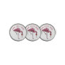 Personalized Flamingo Wine Drinker Novelty Golf Ball Marker
