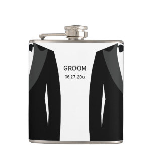 Personalized Flasks - Gay Wedding Gift For Groom