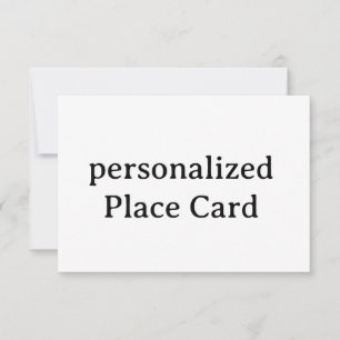 personalized Flat Card 3.5" x 5"