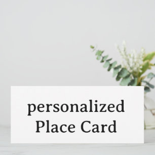 personalized Flat Card 4" x 9.25"
