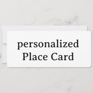 personalized Flat Card 4" x 9.25"