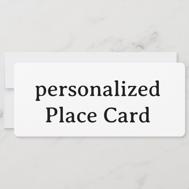 personalized Flat Card 4" x 9.25" (Front)