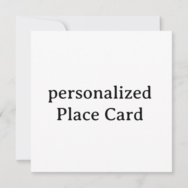 personalized Flat Card 5.25" x 5.25" (Front)