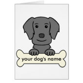 Personalized Flat-Coated Retriever (Front)