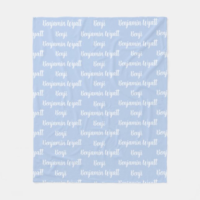 Personalized Fleece Blanket (Front)