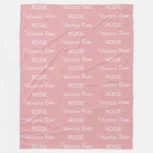 Personalized Fleece Blanket
