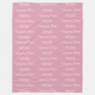 Personalized Fleece Blanket