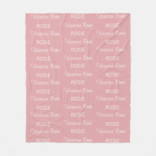 Personalized Fleece Blanket