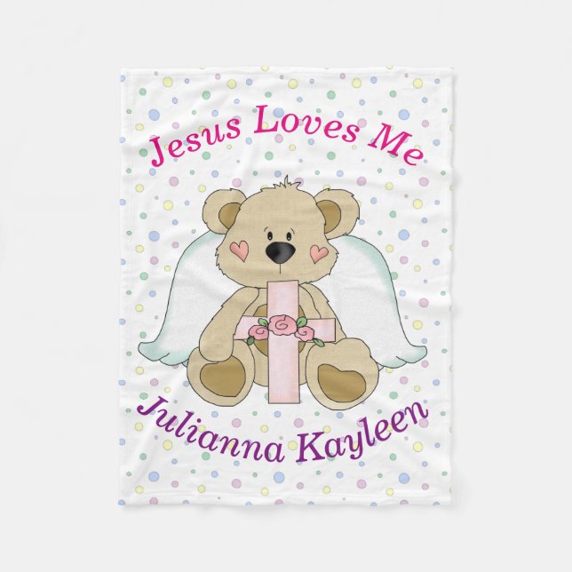 Personalized Fleece Blanket (Front)