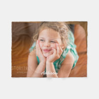 Personalized Fleece Blankets Add Photo 30x40